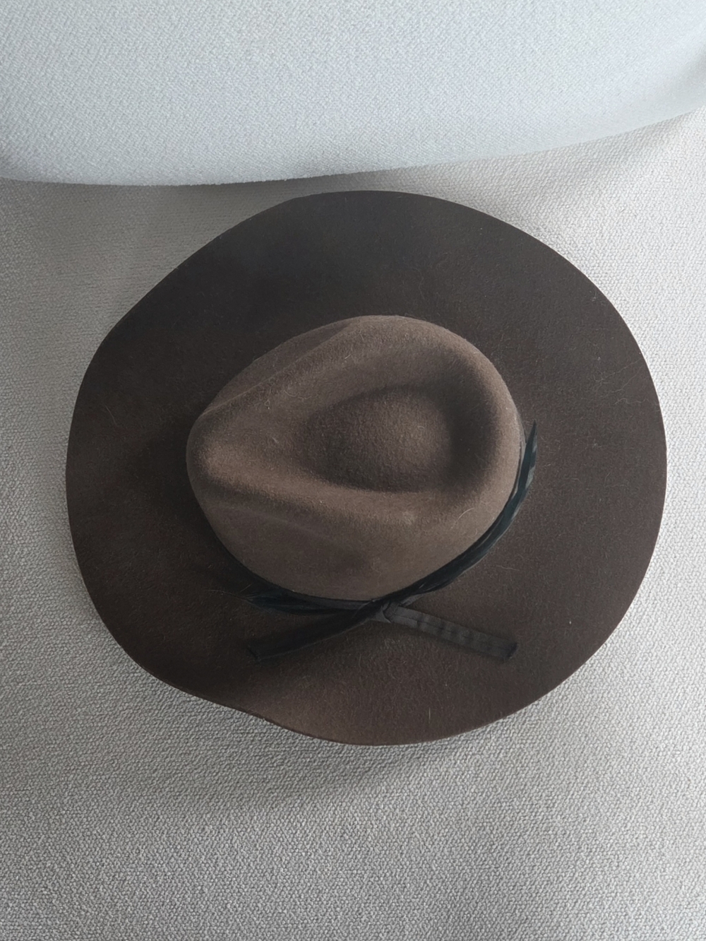 Brixton Cohen Cowboy Hat Coffee Brown Wool XS 6 3/4 Custom Western Shape